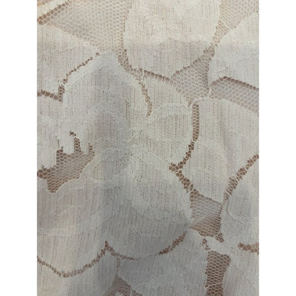 Classic Lace Plus Size Pale Pink Flowy Lined Shorts with Expandable Waist Sz 3X - Picture 10 of 13